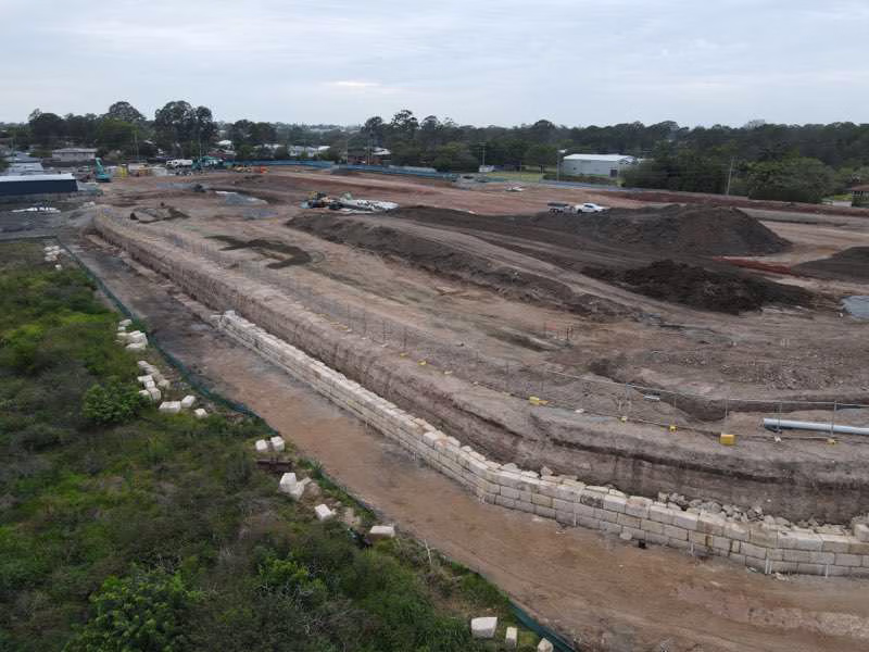 The Great Wall Of Hemmant 2 Hemmant Project Drone 2